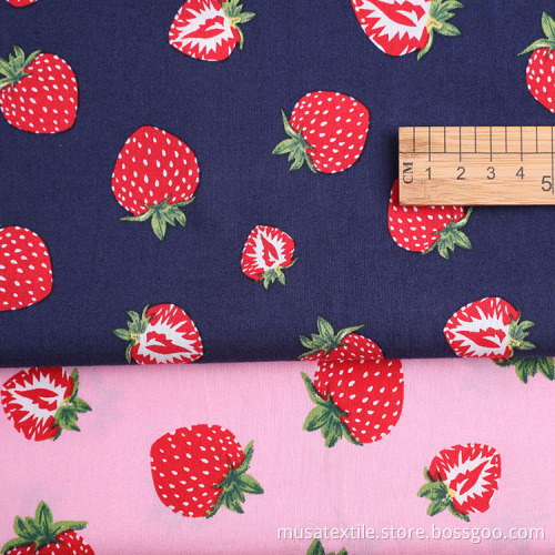 Printed Woven 100%Cotton Poplin Fabric for Women